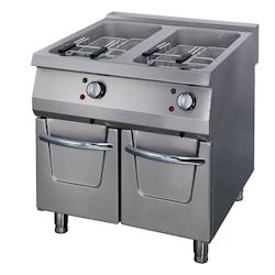 Maxima Premium friteuse - 2 x 22 L - unité double - profondeur 90 cm - avec robinet de vidange - électrique - 3701117761958_0