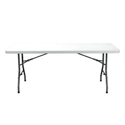 Resol GARBAR CHOPIN Table Pliante Rectangulaire Intérieur, Extérieur 180x75 Gris - gris 66271_0