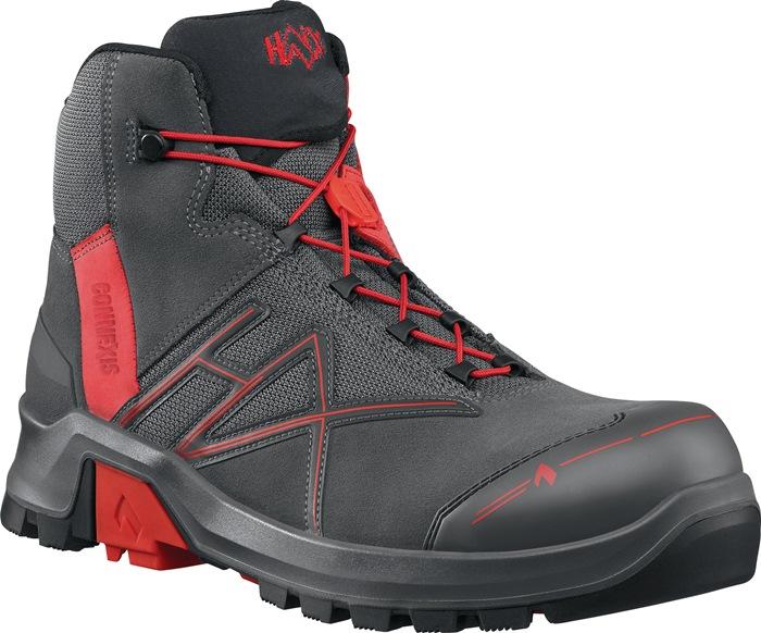 Botte de sécurité Connexis® GTX mid pointure 8(42) grey-red S3 HRO HI CI WR SRC cuir croà»te 2.0-2.2 mm/textile HAIX_0