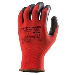 Coverguard - Gants manutention rouge gris EUROLITE 13L850 (Pack de 10) Rouge / Gris Taille 6 - 5450564021631_0