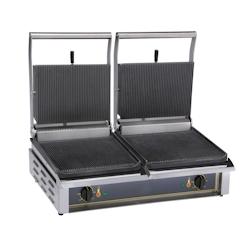 Roller Grill Contact-grill double spécial Panini en fonte brute DOUBLE PANINI Roller Grill - inox DBL PANINI_0