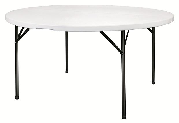 TABLE RONDE PLIANTE - EN POLYPROPYLÈNE_0
