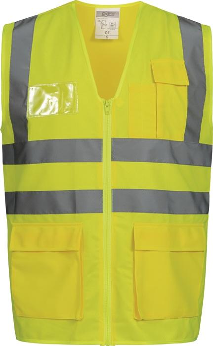 Gilet de signalisation ALBIN taille M jaune EN ISO 20471 cl. EN ISO 13688 SAFESTYLE_0