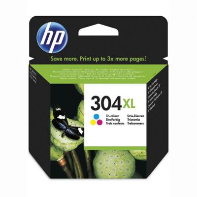 HP 304XL cartouche d'encre trois couleurs conçue par HP (N9K07AE)_0