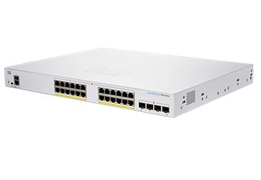 Cisco CBS350-24FP-4G-EU commutateur réseau Géré L2/L3 Gigabit Ethernet (10/100/1000) Argent_0