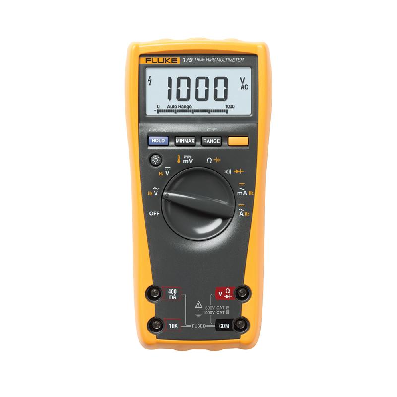 FLUKE-179/F | Multimètre thermomètre portable TRMS AC, 6 000 points_0