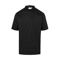 KARLOWSKY Veste de cuisine homme, manches courtes, noir , 54 - 54 noir 4040857029003_0