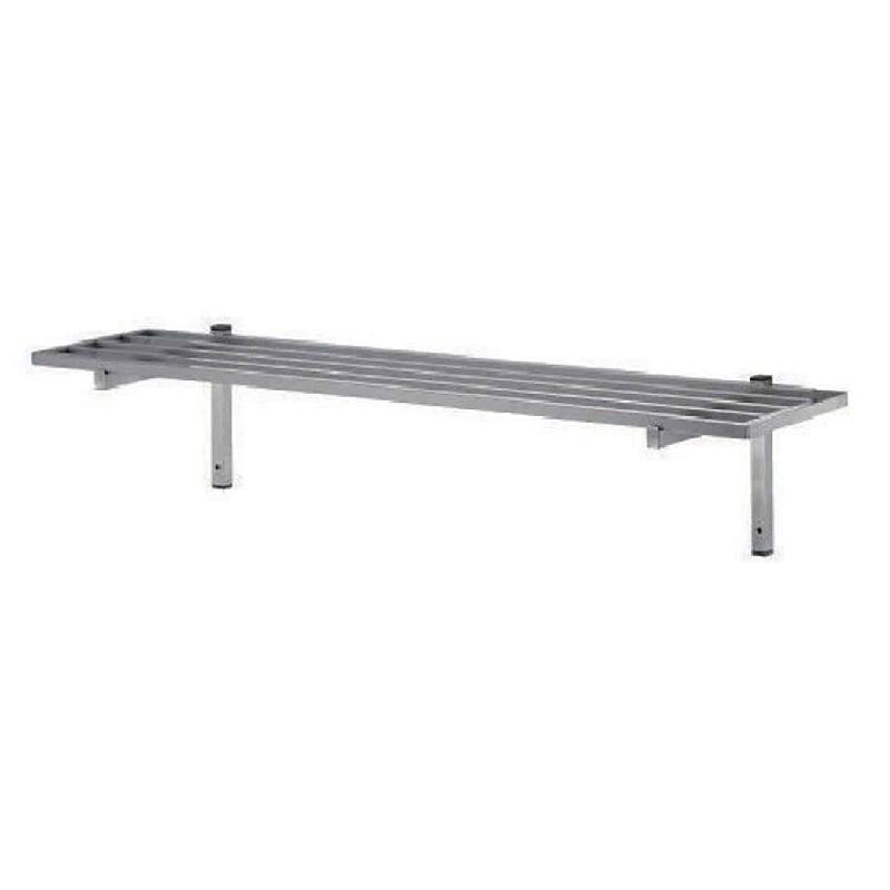 Étagère professionnelle murales fixes en inox P 400 mm (Longueur, mm: 1600 - Réf BUD-ETTU164-1)_0