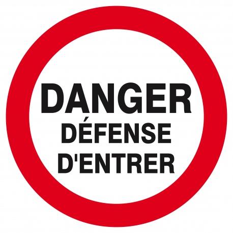 Danger defense d'entrer d.300mm TALIAPLAST | 622216_0