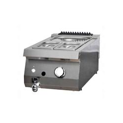 Maxima Heavy Duty bain marie - unité simple - profondeur 70 cm - gaz - 3701117757012_0