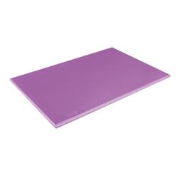 Planche à découper haute densité Hygiplas violette  450x300x12mm - EQFX101_0