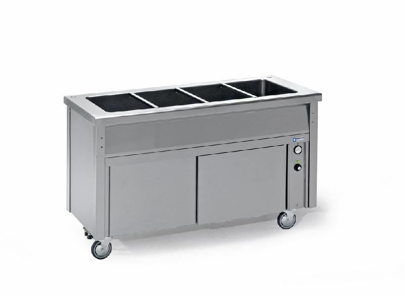 Élément bain marie sur armoire neutre 6gn 1/1 éléments bain-marie 2300x700xh900 - BA23_0