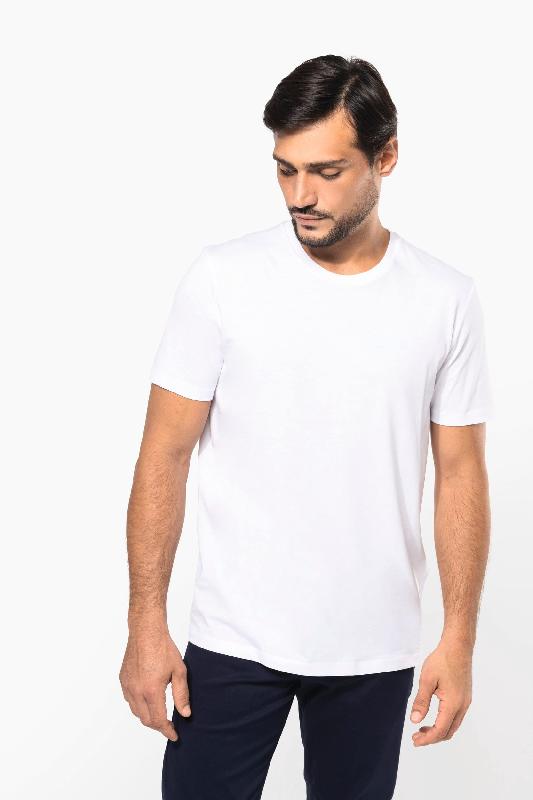 T-shirt Supima col rond manches courtes homme -  Réf: PK300_0