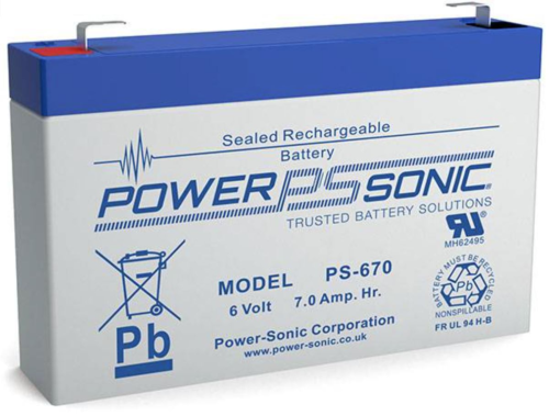 Batterie Power Sonic PS-670 6V 7Ah_0