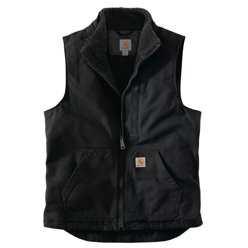 Veste Mock Neck Noir pour Homme - Tailles : L - Couleur : Noir_0