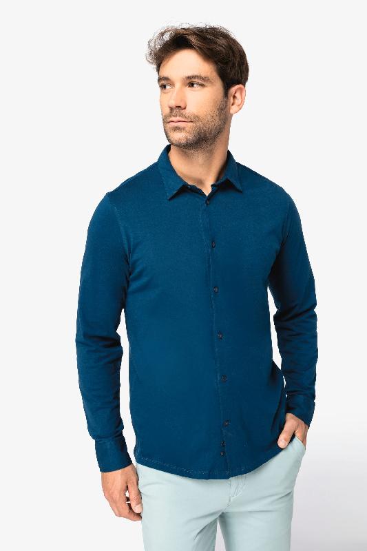 Chemise écoresponsable en jersey homme -  Réf: NS510_0