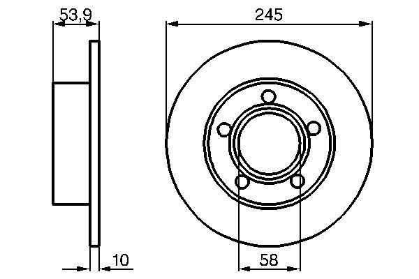 DISQUE DE FREIN BOSCH 0986478461_0