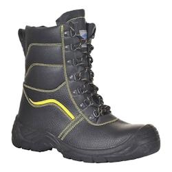 Portwest - Chaussures de sécurité montantes fourrées PROTECTOR S3 CI SRC Noir Taille 46 - 46 noir matière synthétique 5036108198078_0