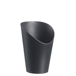 SOLIA Barquette frites LOOP PP noir H120 Ø82 mm - par 120 pièces - noir plastique polypropylène DP10240_0