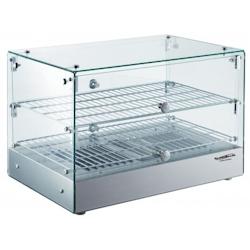 Vitrine chaude à poser   2 étages 50 Litres          Acier inoxydable50 554x361x376mm COMBISTEEL - 3667335011339_0