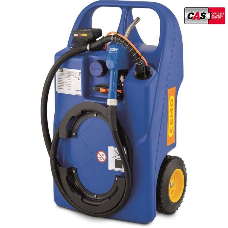 Caddy ravitailleur AdBlue® 60 litres - Centri SP30 - Batterie avec chargeur - Pour AdBlue, eau - CEMO - 11599F_0