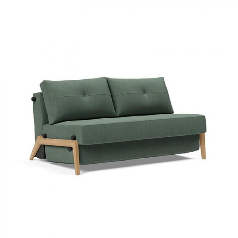 INNOVATION LIVING  CANAPÉ DESIGN CUBED WOOD 02 CONVERTIBLE LIT 200*160 CM TISSU ELEGANCE GREEN_0