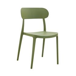 METRO PROFESSIONAL Chaise Gastro empilable, plastique, vert olive - vert multi-matériau 4337255227071_0