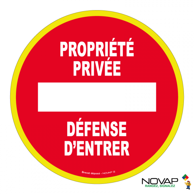 Panneaux adhésifs ronds hautes visibilités 80 mm interdictions obligations - ADHVPNR-NV02/PPDE_0