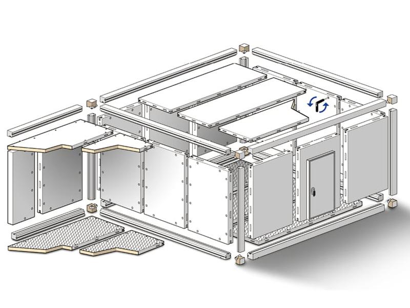 Chambres froides à modularité intégrale MultiMULTI PVC 60-80-100  - INCOLD_0