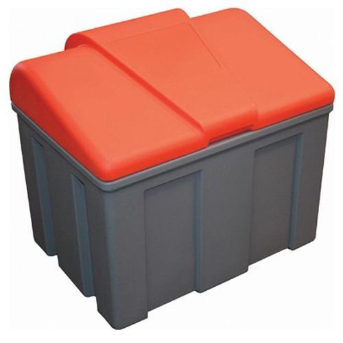 Coffre à sel en polyéthylène 110 litres - Pour sel, sable, granulats, absorbants et vrac - CEMO - 90155_0