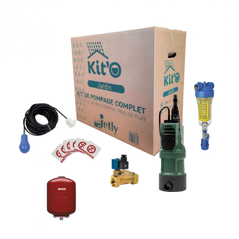 Kit'o Jardin - Kit De Pompage Immergée Pour Récupérateur D'eau De Pluie_0