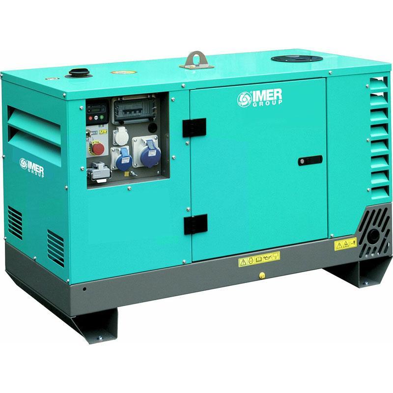 Groupe électrogène monophasé insonorisé diesel SILENTSTAR 7 M YN avec AVR - 6,25 kVA - IMER - 2V0011001_0