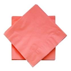 Serviettes de table 2 plis pure ouate - couleur rose  - 30 x 30 cm - x 3000 - DSTOCK60 - 03701431316971_0