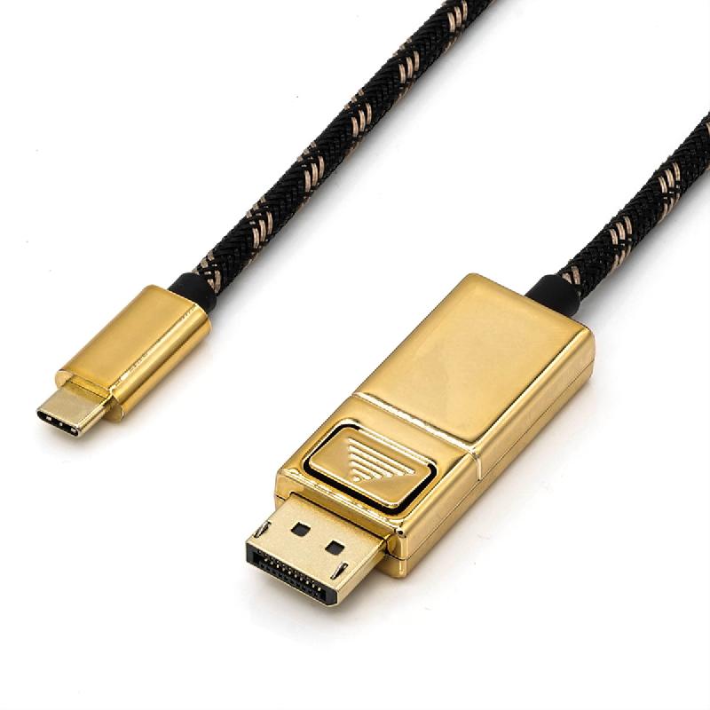 ROLINE GOLD Câble adaptateur type C - DisplayPort, v1.2, M/M, 2 m_0
