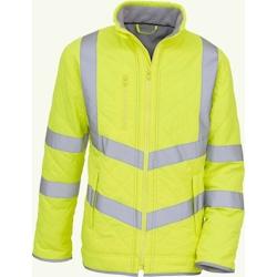 Veste de travail haute visibilité déperlante hiver  Kensington jaune T.L Yoko - L jaune polyester 6933883216920_0