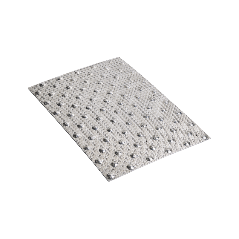 Dalles Podotactiles DALUM Aluminium Brut larmé  982x407mm  -  ROMUS  -  Réf. AG01827_0