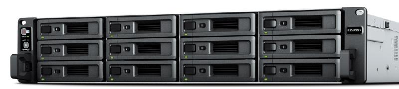 Synology RackStation RS2423RP+ serveur de stockage NAS Rack (2 U) Ethernet/LAN Noir, Gris V1780B_0