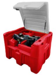 Réservoir Diesel Rouge Fioul PE 600L avec pompe 230V MW Tools TDC600230_0