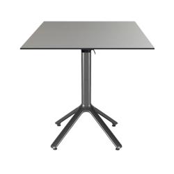 Restootab - Table pliable Nemo pour intérieur/extérieur gris métal 70x70 - gris TB-NEM-7070C-GR.MET_0