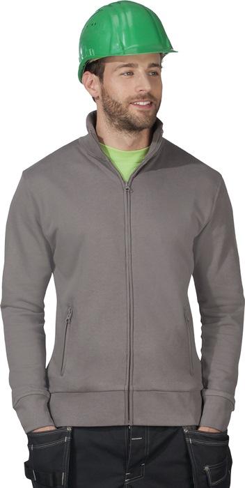 Veste en sweat pour hommes taille M gris acier 100 % CO PROMODORO_0