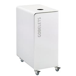 Borne De Tri Support Sac Mobile 90L Cubatri Gobelets Blanc/Blanc - 54813 - Rossignol - 54813_0