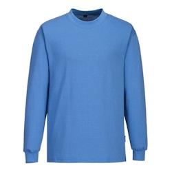 Portwest - Tee-shirt de travail à manches longues antistatique ESD Bleu Taille 2XL - XXL 5036108347056_0