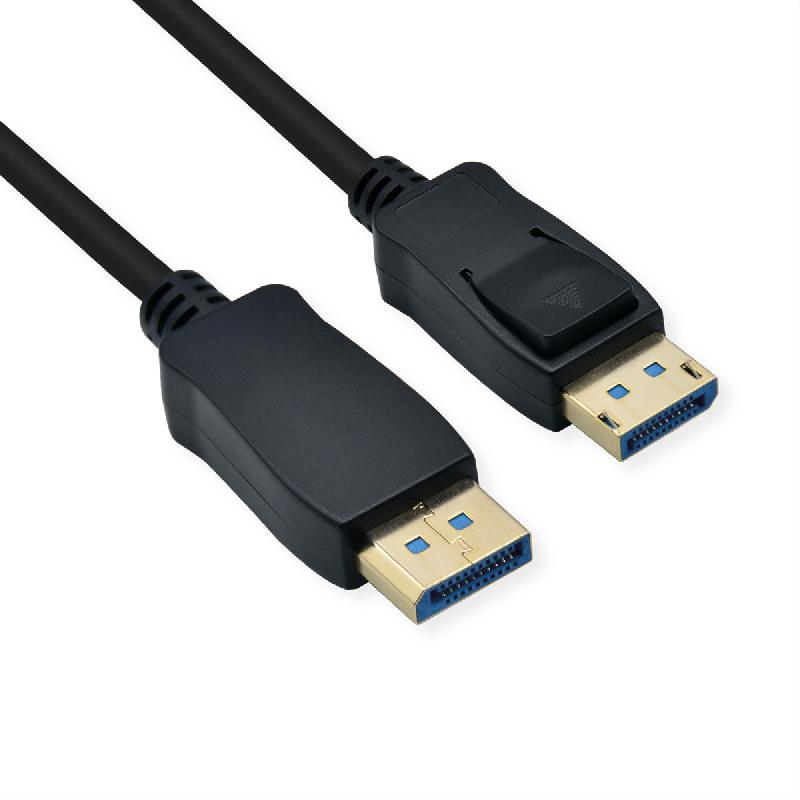 ROLINE Câble DisplayPort v2.0, DP M - DP M, noir, 1,5 m_0
