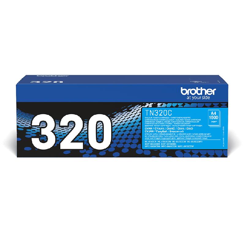 Brother TN-320C - Cartouche de toner originale – Cyan_0