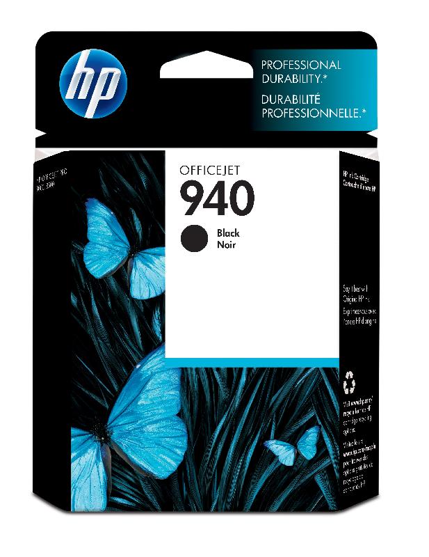 HP 940 Black Original Ink Cartridge cartouche d'encre 1 pièce(s) Rendement standard Noir_0