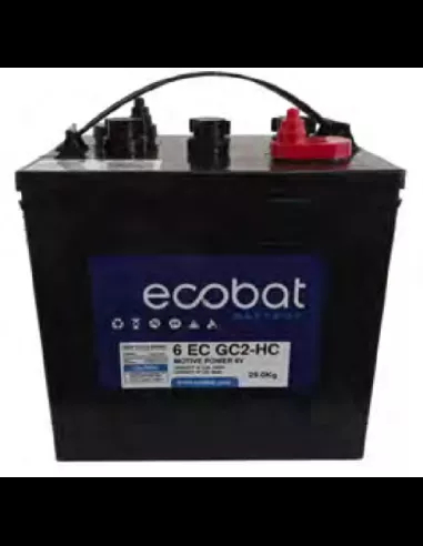 Lot de 4 batteries Ecobat 6ECGC2 6V 215Ah_0