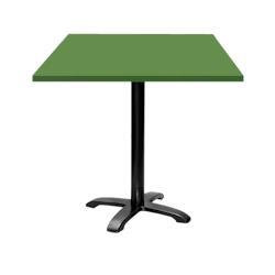 Restootab - Table 70x70cm - modèle Bazila vert - vert fonte 3760371511570_0