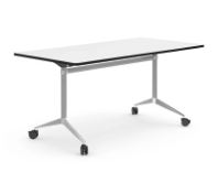 Table d'école pliante Alufloop avec roues et frein - Idéale pour centres éducatifs, crèches et écoles_0