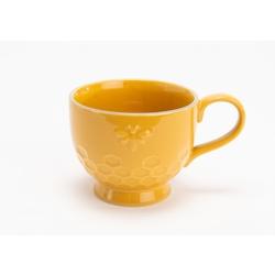 Tasse à thé Abeille x6 -  Jaune  Grès Amadeus 11x15 cm - jaune Grès 3520071798035_0