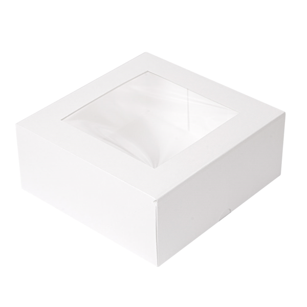 INNOVANT : Boites patissières en carton ondulé nano-micro blanc à fenêtre THEPACK® - BTPATCTONMFBC-GP05_0